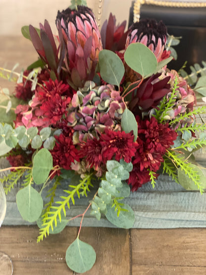 Protea table arrangement