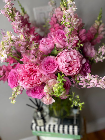 Peony and Rose Blossom